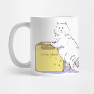 Coffee Beans and Paws Mug